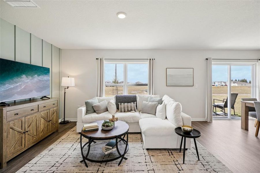 Furnished interior view inside a new home in Leoma's Landing, Lake Wales (Image 26).