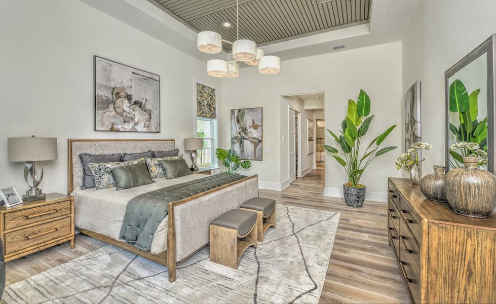 Furnished interior view inside a new home in SilverLeaf, St. Augustine (Image 18). Furnished interior view inside a new home in SilverLeaf, St. Augustine (Image 18).
