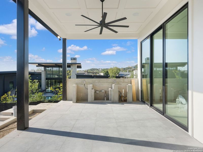 Exterior details and patio area of a home in , San Antonio (Image 1). Exterior details and patio area of a home in , San Antonio (Image 1).
