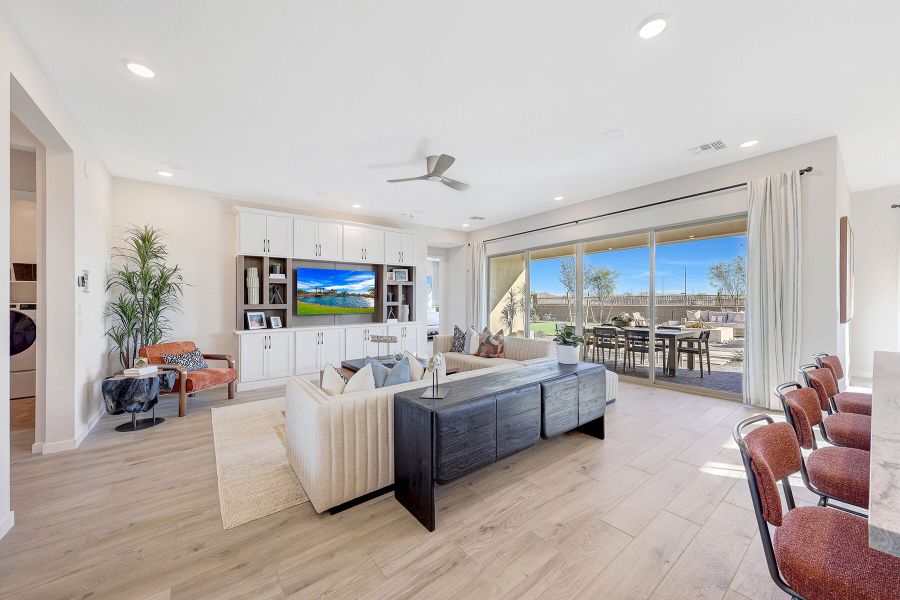 Representative furnished interior of a home built from the Burgundy by Mattamy Homes in White Tank Vistas, Waddell (Image 22).