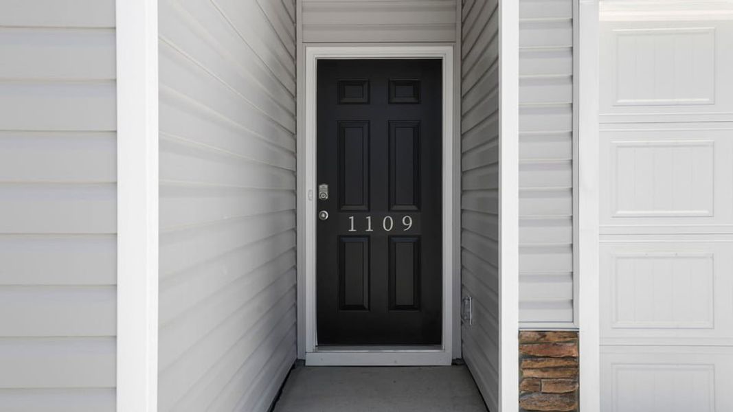 Exterior details and patio area of a home in Harper Ridge, Roebuck (Image 4).