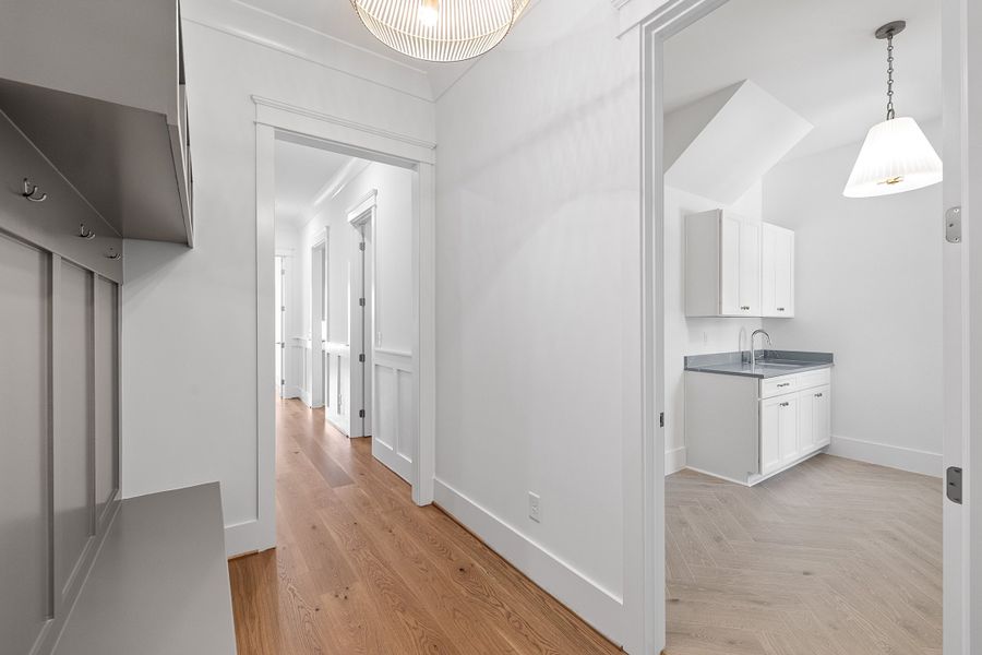 Representative unfurnished interior of a home built from the The Emerson by RobuckHomes in Stonehenge, Raleigh (Image 180).