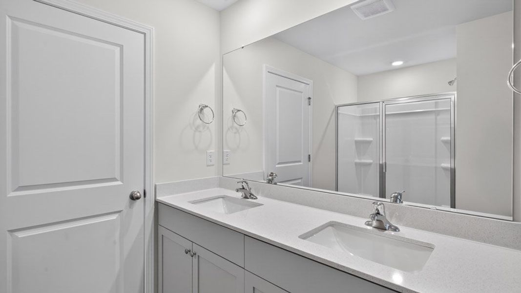 Furnished interior view inside a new home in Mangum Farms, Stem (Image 7).