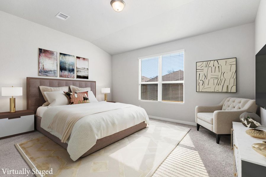 Furnished interior view inside a new home in Sundance Cove - Premier Series, Crosby (Image 8).