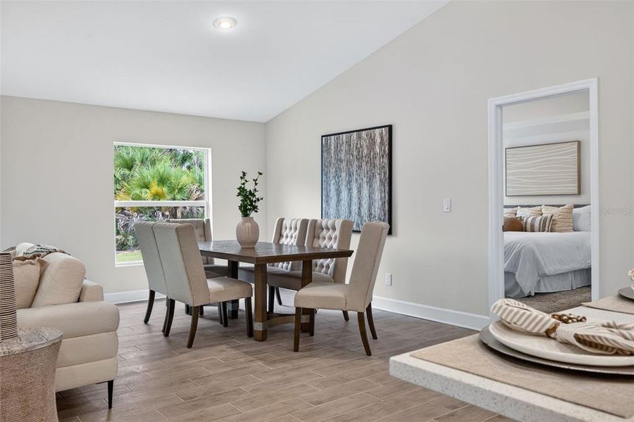 Furnished interior view inside a new home in , Port Charlotte (Image 6). Furnished interior view inside a new home in , Port Charlotte (Image 6).