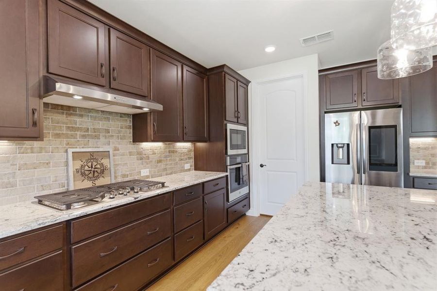 Furnished interior view inside a new home in , Denton (Image 12).