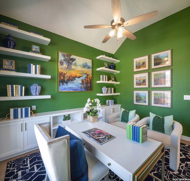 Furnished interior view inside a new home in Esperanza, Boerne (Image 9).