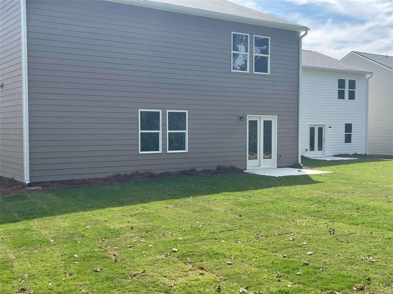 Exterior details and patio area of a home in Casteel, Bethlehem (Image 3).