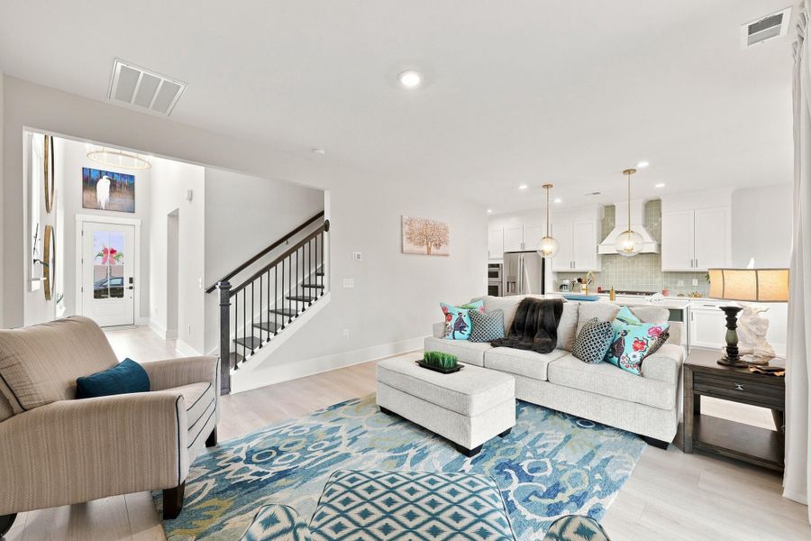 Furnished interior view inside a new home in , North Myrtle Beach (Image 14). Furnished interior view inside a new home in , North Myrtle Beach (Image 14).