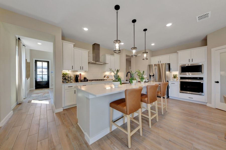 Representative furnished interior of a home built from the Maverick by Hakes Brothers in Highland Ridge, New Braunfels (Image 12). Representative furnished interior of a home built from the Maverick by Hakes Brothers in Highland Ridge, New Braunfels (Image 12).