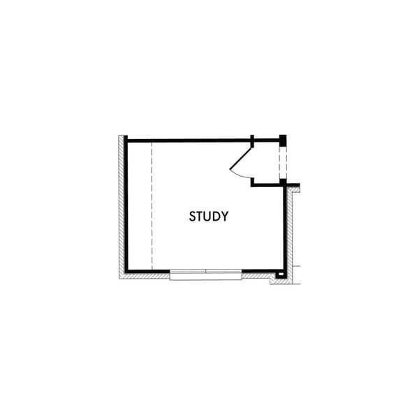 2D floor plan layout for the Austin by Impression Homes in Terra Vella, Haslet, TX (Image 4).
