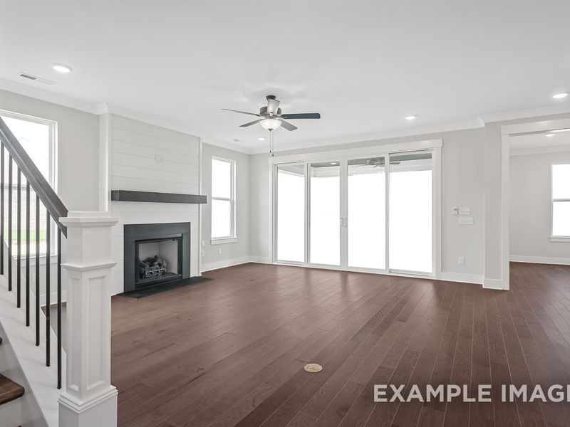 Representative unfurnished interior of a home built from the The Hathaway by Davidson Homes LLC in Shelton Square, Murfreesboro (Image 17).