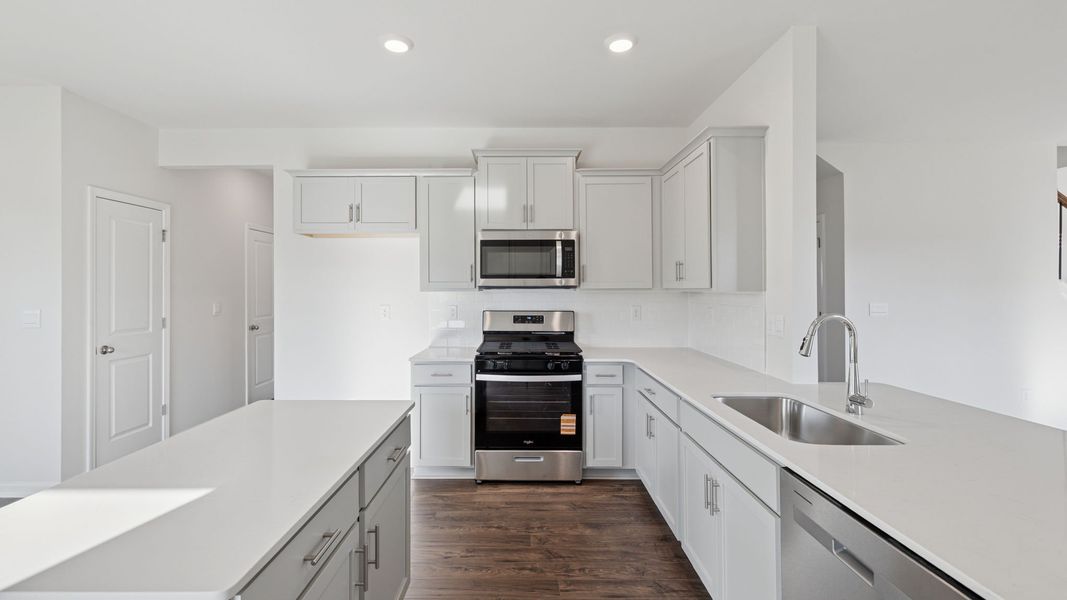 Furnished interior view inside a new home in Durbin Meadows Traditions, Fountain Inn (Image 7).