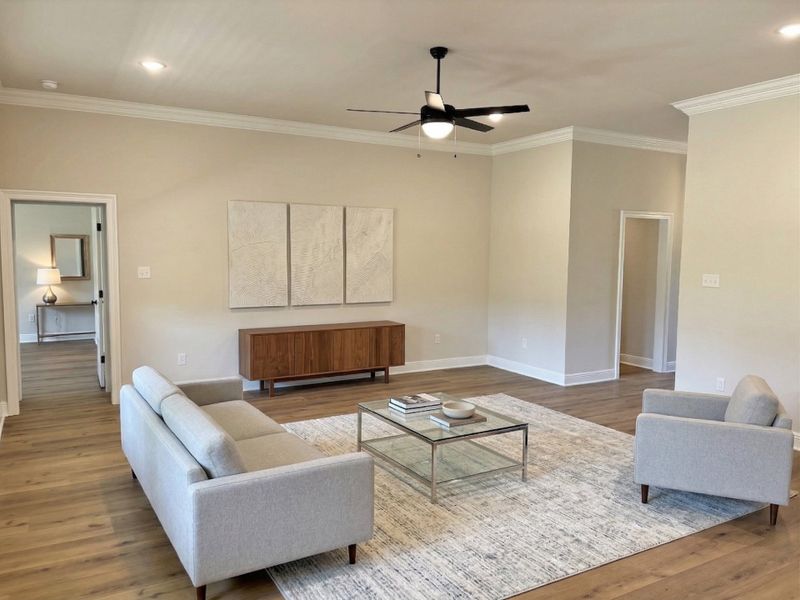 Furnished interior view inside a new home in Houston Place, Crestview (Image 4).