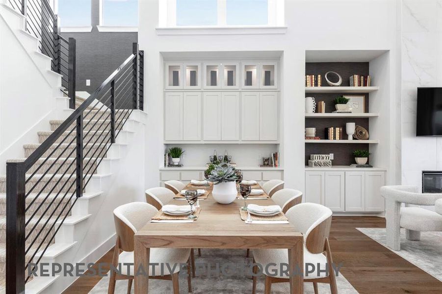 Furnished interior view inside a new home in Aster Park, McKinney (Image 27). Furnished interior view inside a new home in Aster Park, McKinney (Image 27).