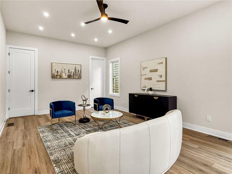 Furnished interior view inside a new home in , Atlanta (Image 10).