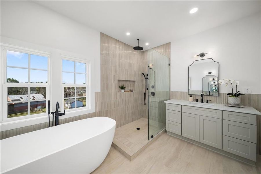 Furnished interior view inside a new home in , Milton (Image 46).