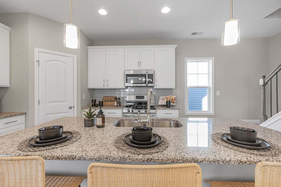 Representative furnished interior of a home built from the Aberdeen by Caviness & Cates Communities in Bartlett Manor, Youngsville (Image 152).