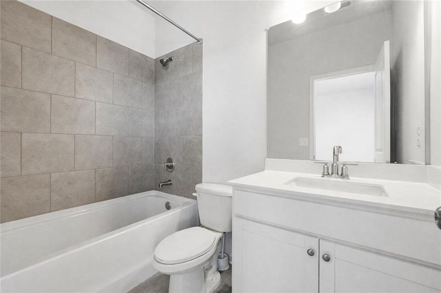 Furnished interior view inside a new home in Carmichael Farms, Canton (Image 22).