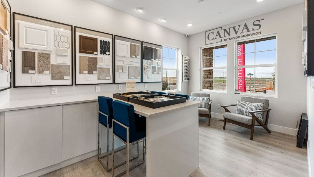 Furnished interior view inside a new home in The Aurora Highlands, Aurora (Image 27). Furnished interior view inside a new home in The Aurora Highlands, Aurora (Image 27).