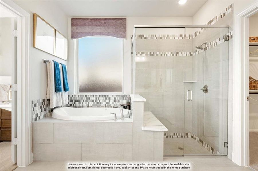 Furnished interior view inside a new home in ArrowBrooke, Aubrey (Image 23).