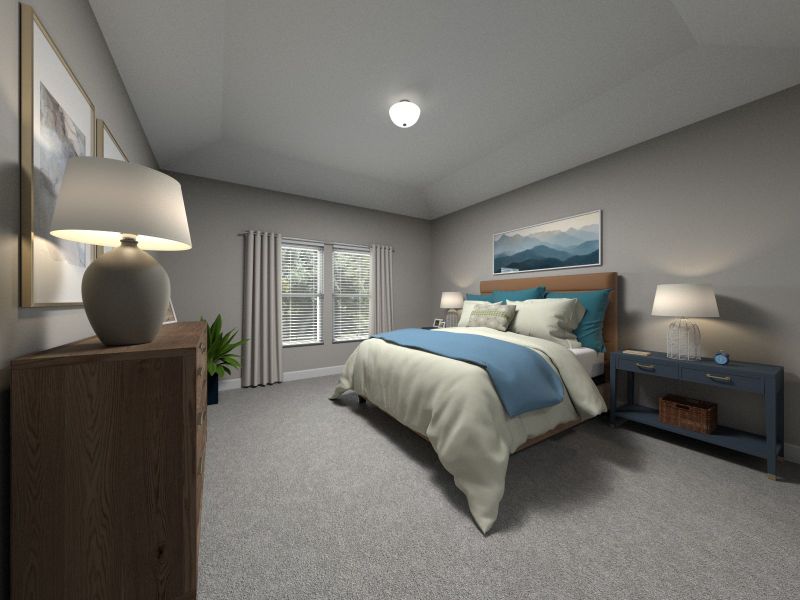 The primary suite offers a private retreat.