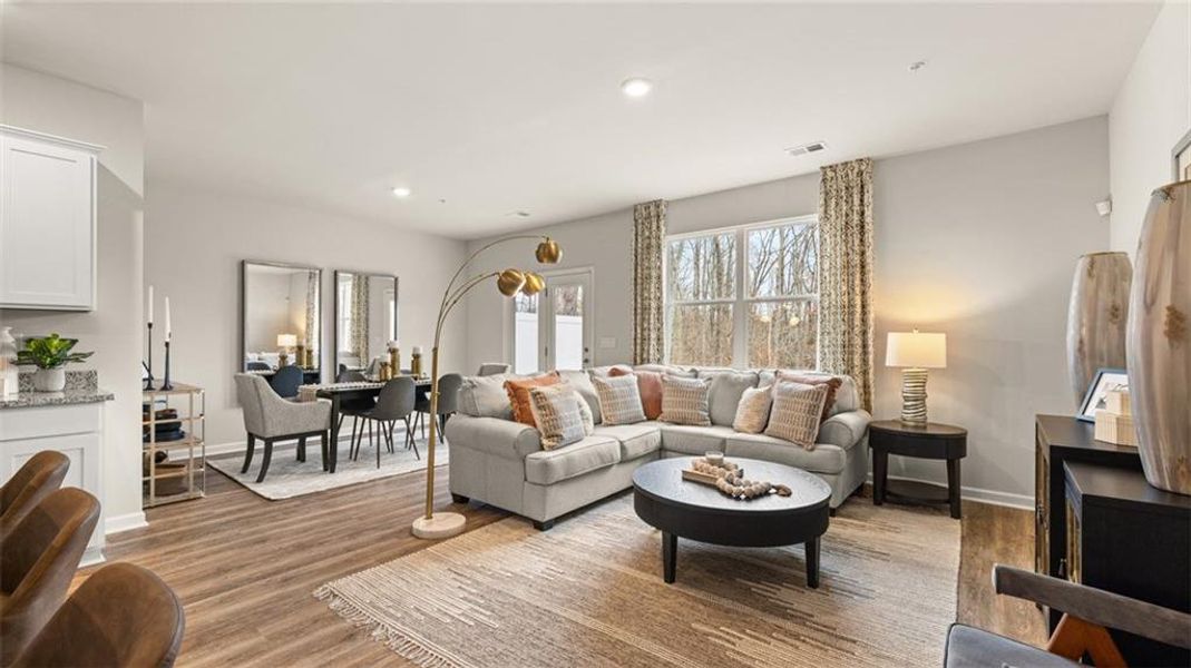 Furnished interior view inside a new home in Echo Glen, Stockbridge (Image 14). Furnished interior view inside a new home in Echo Glen, Stockbridge (Image 14).