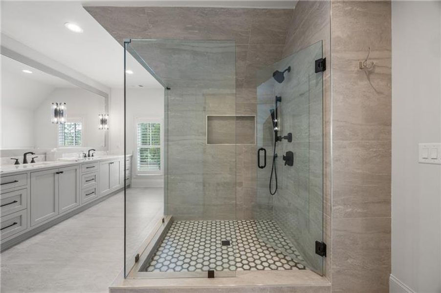 Furnished interior view inside a new home in Manor Estates, Alpharetta (Image 33).