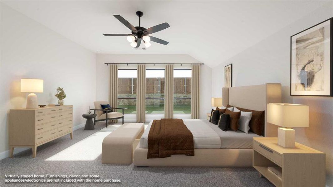 Furnished interior view inside a new home in Terraces 62', Rockwall (Image 4).