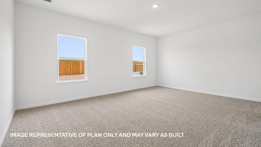 Spacious, unfurnished interior of a new home in Prairie Lakes, Buda (Image 22).