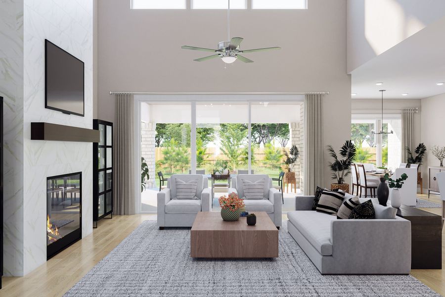 Image 28 representing the Lamesa by Tri Pointe Homes in Harvest Green, Richmond, TX.