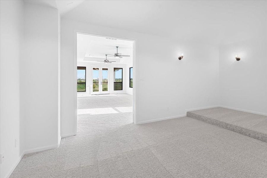 Spacious, unfurnished interior of a new home in Jordan Ranch 70′ Lots, Fulshear (Image 43). Spacious, unfurnished interior of a new home in Jordan Ranch 70′ Lots, Fulshear (Image 43).