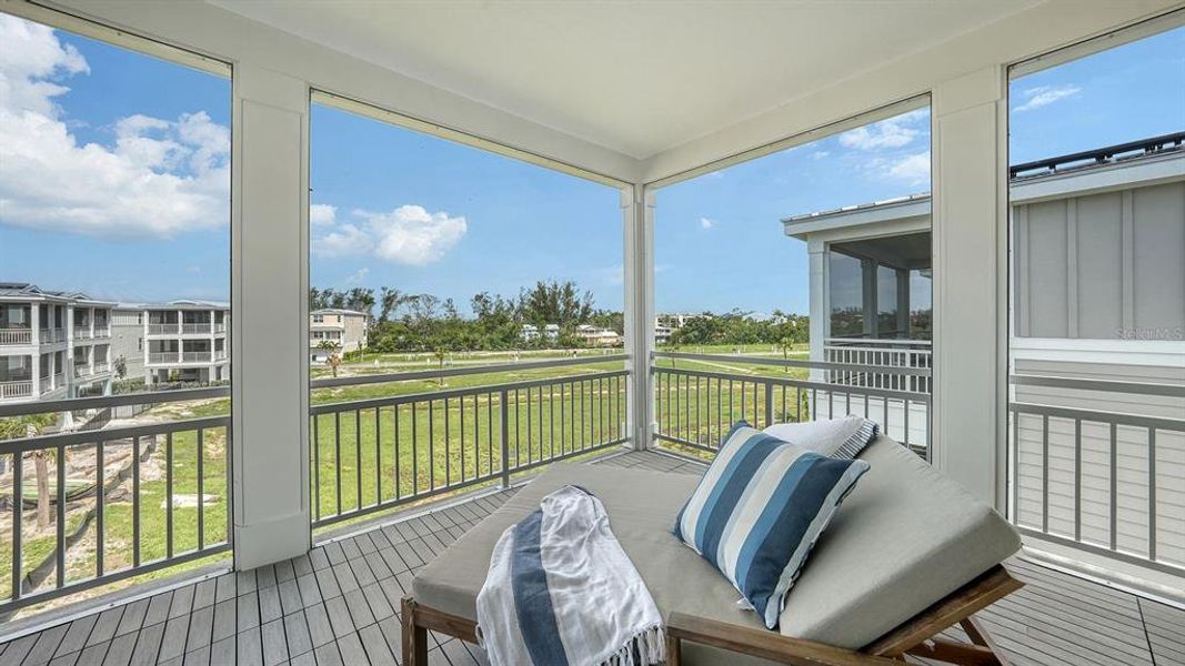 Exterior details and patio area of a home in Hunters Point, Cortez (Image 22).