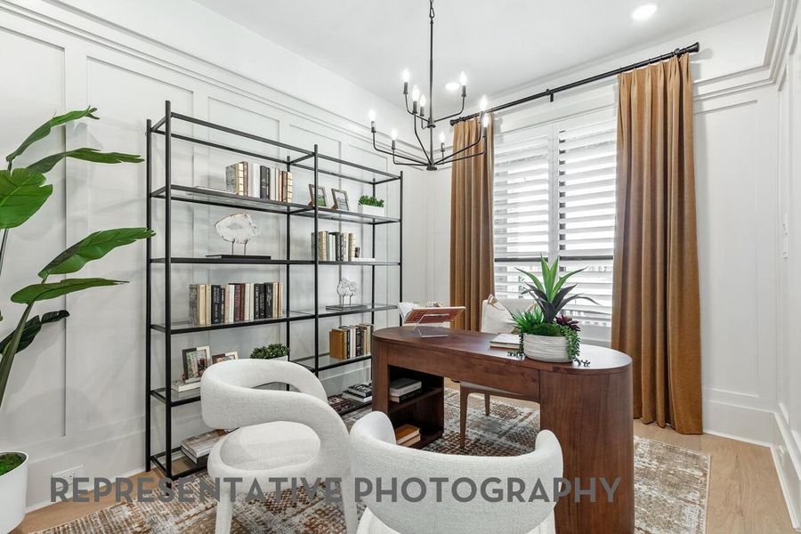 Furnished interior view inside a new home in The George, Richmond (Image 7).