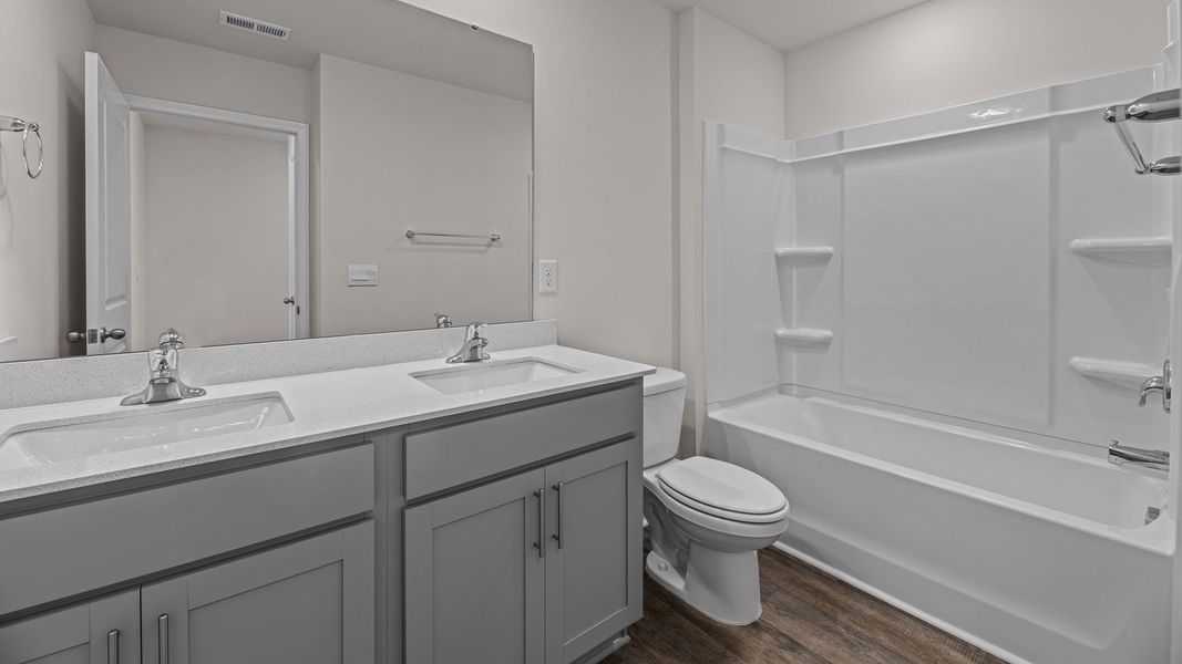 Furnished interior view inside a new home in Madeline Farm, New Bern (Image 10).