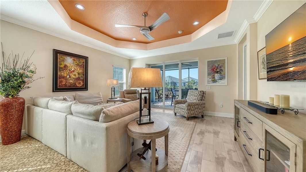 Furnished interior view inside a new home in , Sarasota (Image 24).