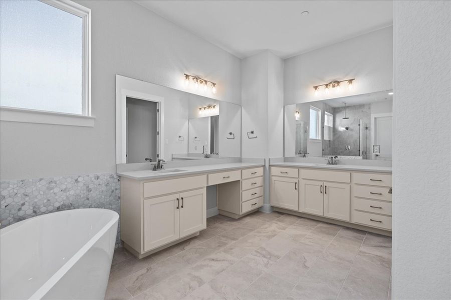 Furnished interior view inside a new home in Sweetwater, Austin (Image 13).