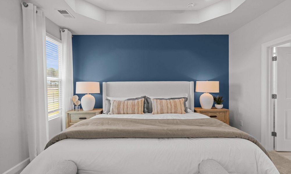 Representative furnished interior of a home built from the The Orchid by Chesapeake Homes in Traditions at Carolina Forest, Myrtle Beach (Image 27).