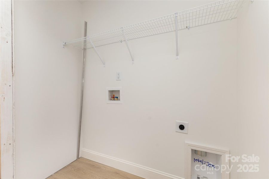 Washer Dryer Hookups up stairs