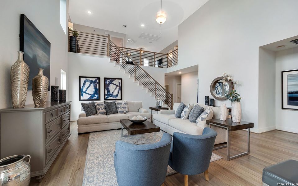 Furnished interior view inside a new home in Laurel Vistas, San Antonio (Image 24).