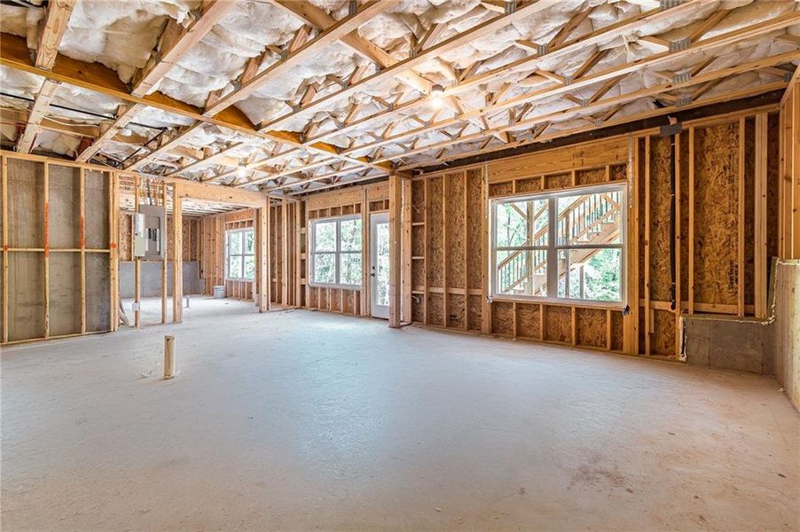 In-progress construction of a new home in , Gainesville, GA (Image 44).