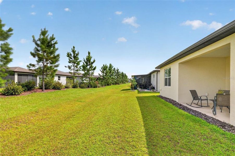Exterior details and patio area of a home in Del Webb Stone Creek, Ocala (Image 4).