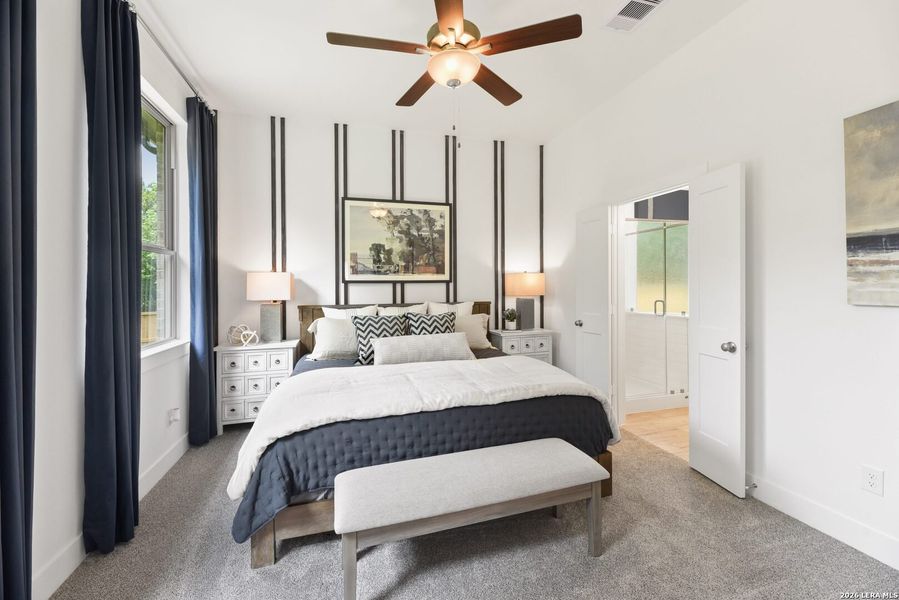 Furnished interior view inside a new home in Legacy at Lake Dunlap, New Braunfels (Image 8).
