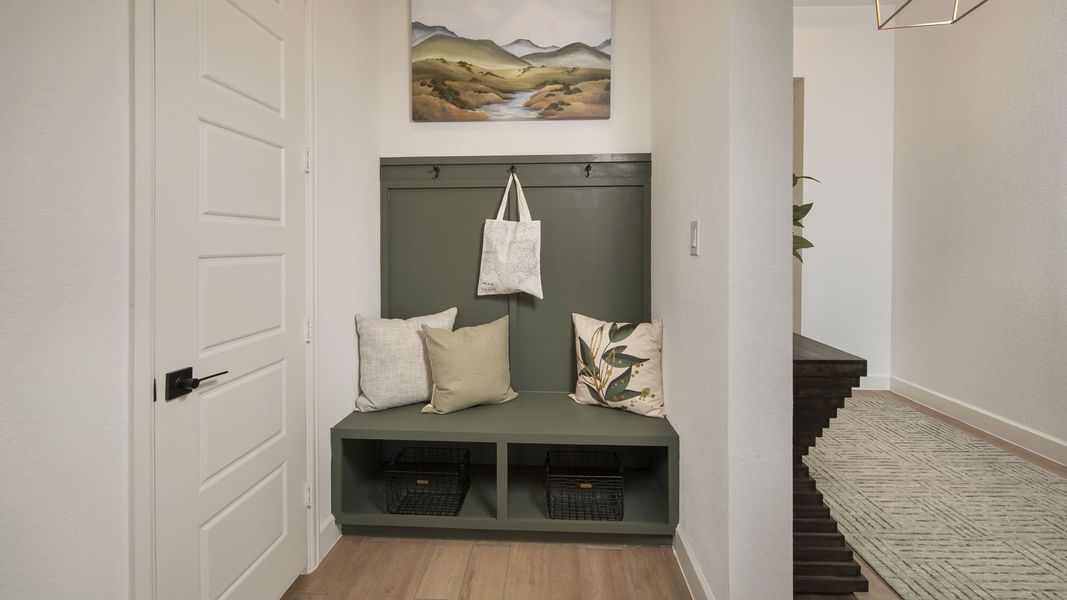 Furnished interior view inside a new home in Homestead, Schertz (Image 14).