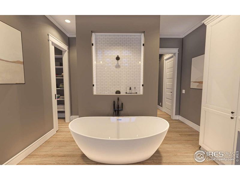 Primary Bathroom with Tub