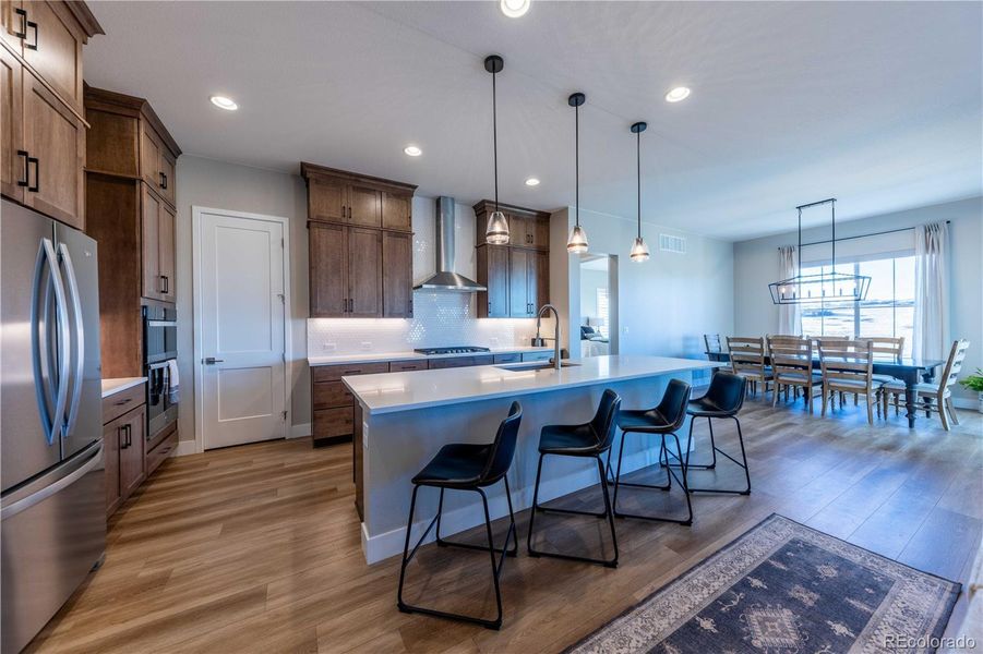 Furnished interior view inside a new home in Gallery at The Canyons, Castle Pines (Image 20). Furnished interior view inside a new home in Gallery at The Canyons, Castle Pines (Image 20).
