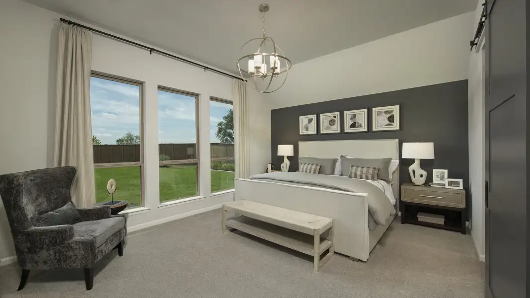 Furnished interior view inside a new home in Sweetgrass, Haslet (Image 55).