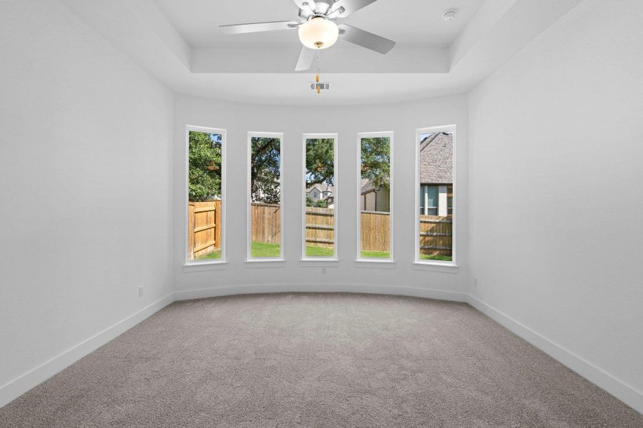 Primary Bedroom with tray ceiling Primary Bedroom with tray ceiling