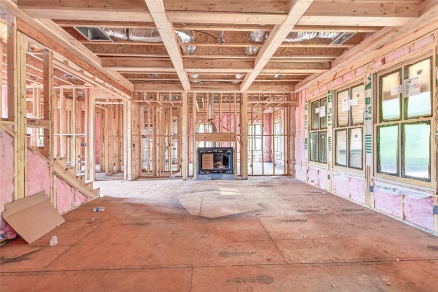 In-progress construction of a new home in , Statham, GA (Image 8).