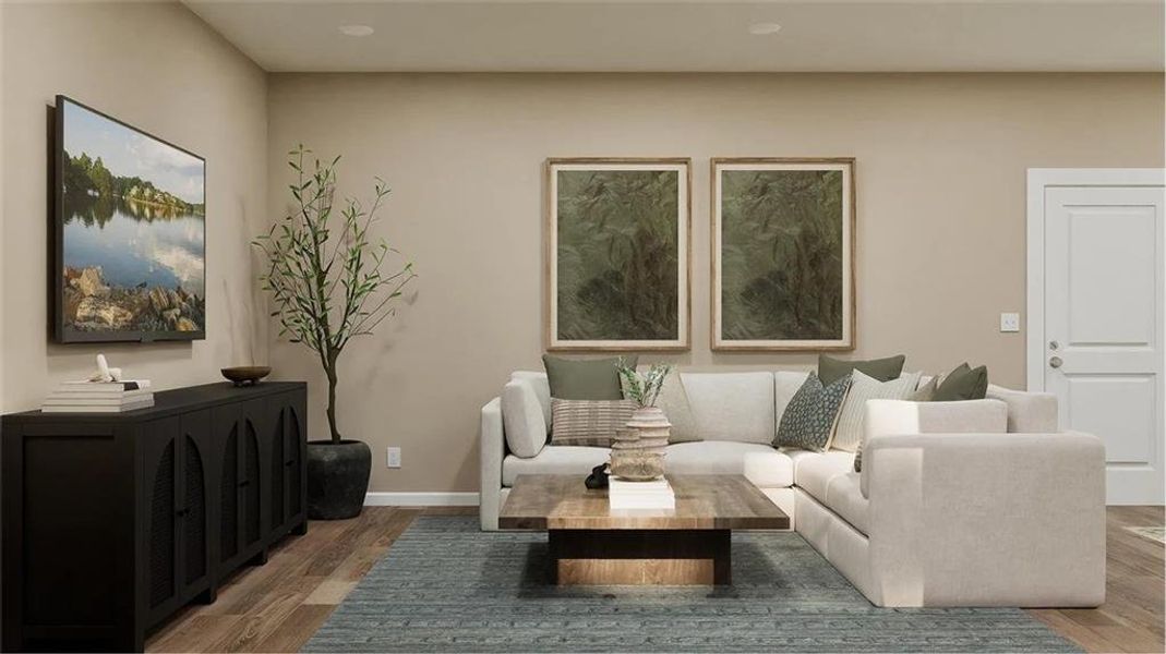 Furnished interior view inside a new home in , Locust Grove (Image 12).